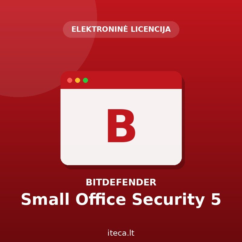 Bitdefender Small Office Security · 5 įreng., 1 metai (ES)