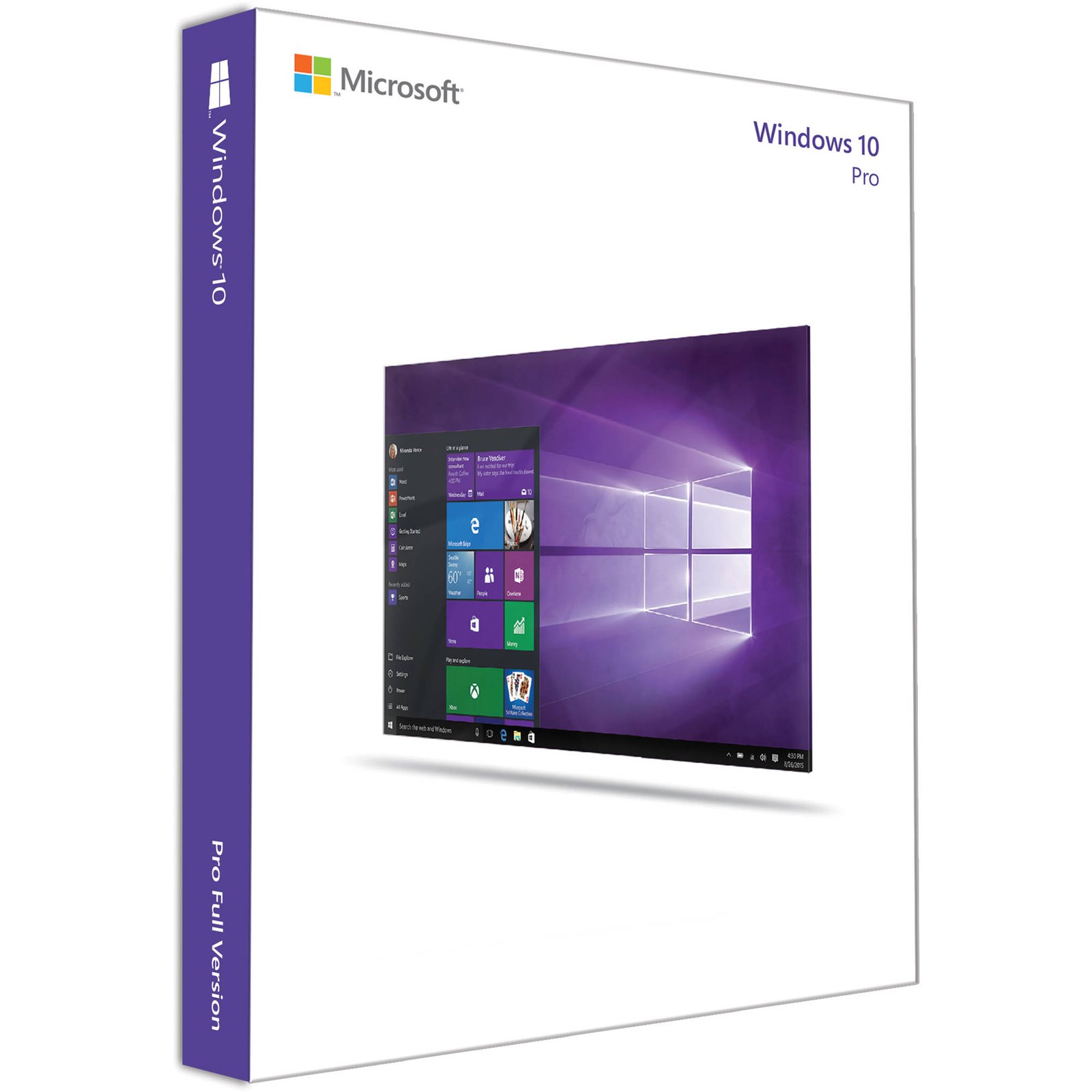 Microsoft Windows 10 Home 64-bit OEM (DVD, EN)