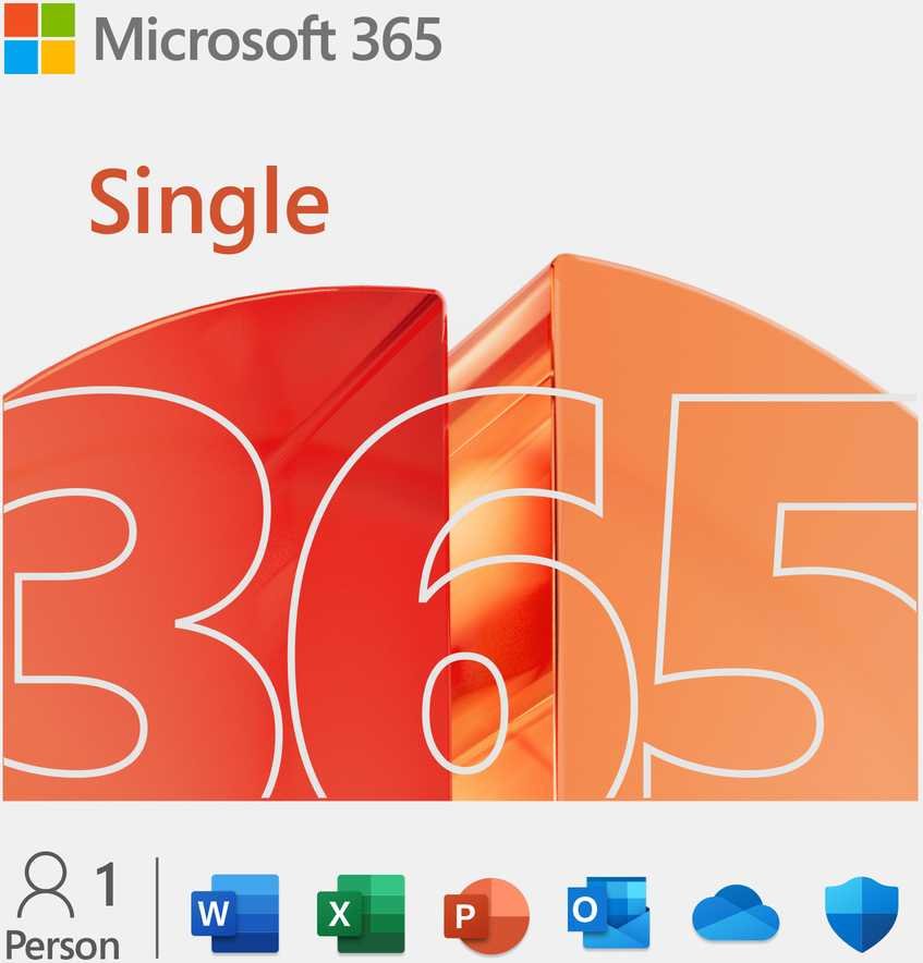Microsoft 365 Single (1 naudotojas, 1 metai)